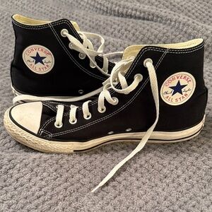 Black & White Converse Chuck Taylor High-Tops